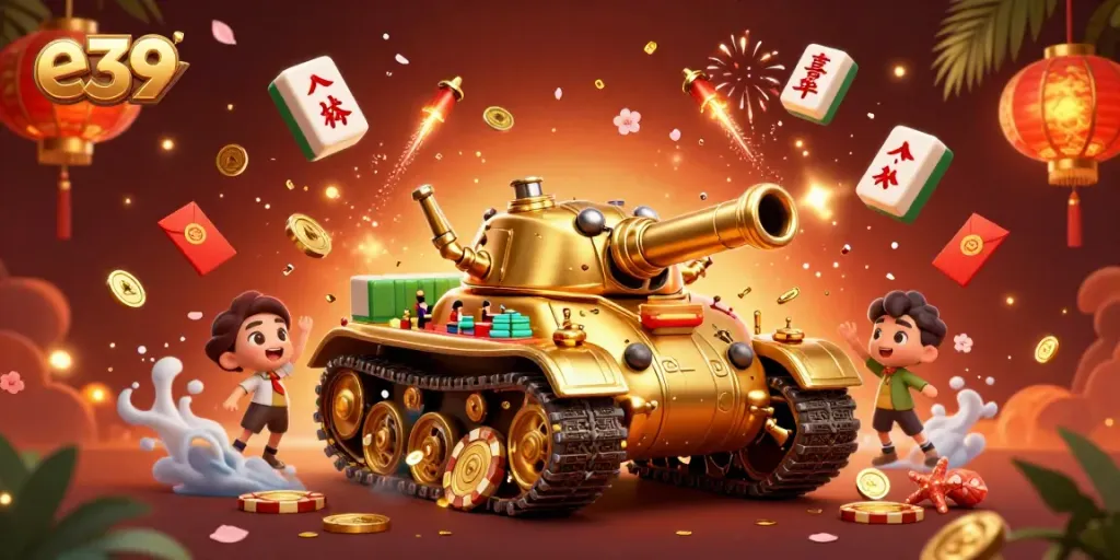 Experience the excitement of e39 with a dynamic casino scene featuring a unique golden beetle tank.