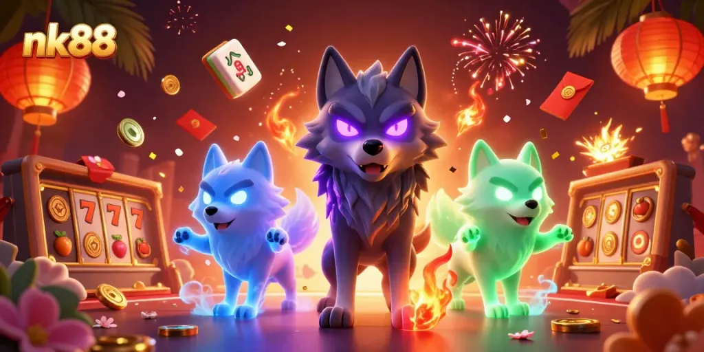 Engage with nk88 through immersive casino gameplay featuring vibrant characters and dynamic elements.
