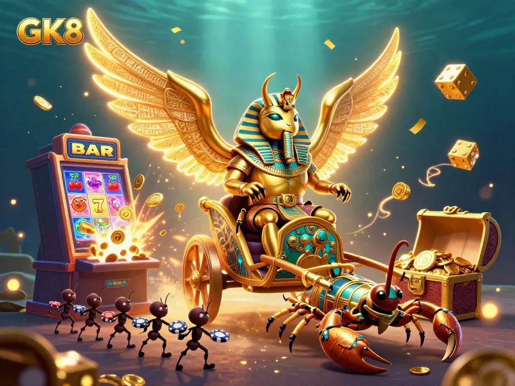Experience GK88's thrilling slot machine jackpot with spectacular characters and dazzling casino game elements.