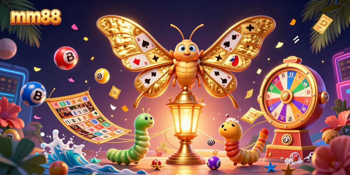 Engage with casino excitement at mm88 while enjoying a colorful display of lottery balls and vibrant prizes.