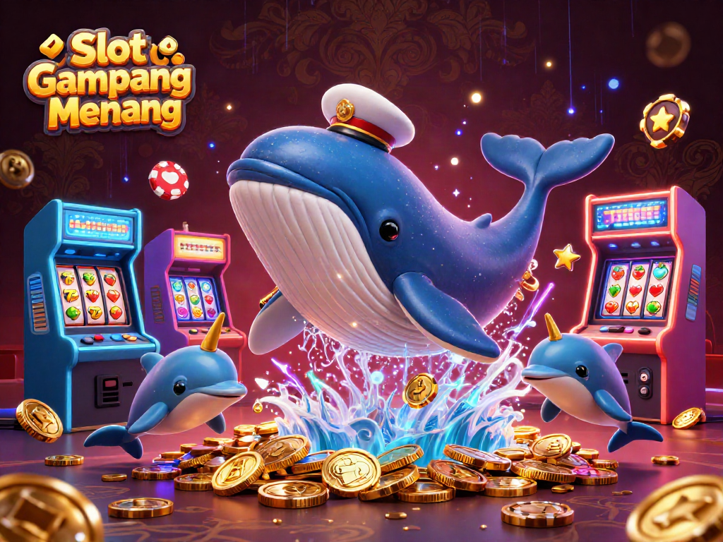 Experience big wins with Slot Gampang Menang featuring fun 3D characters and casino elements!