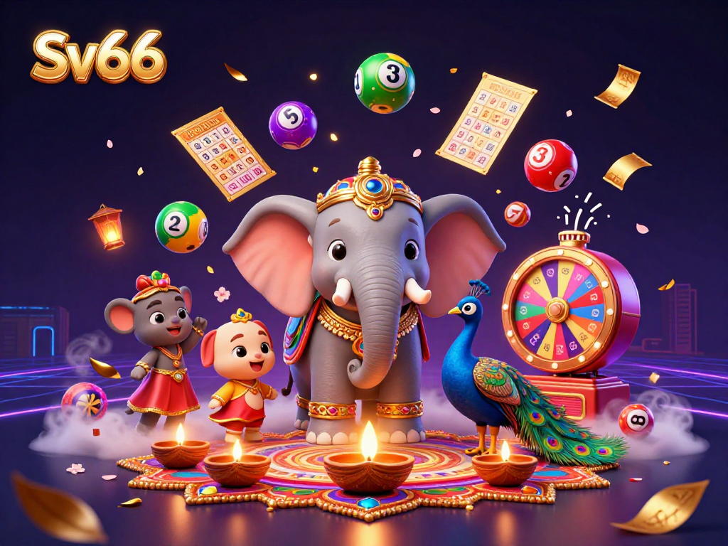 Experience the excitement of gaming with Sv66 as vibrant symbols and dynamic characters fill the scene.