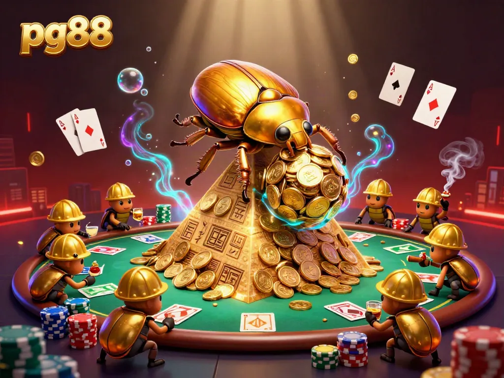 Engage with pg88's thrilling casino adventures featuring vibrant characters and poker elements.