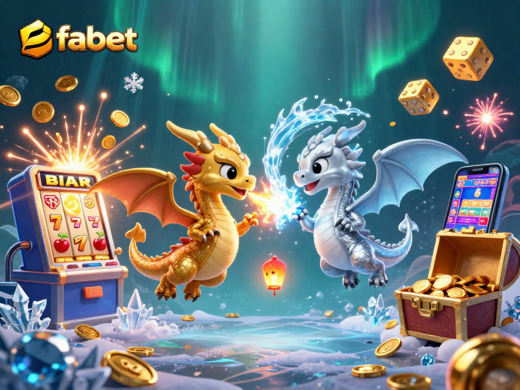 Play exciting games at fabet's vibrant casino, featuring dragons, jackpots, and rich graphics!