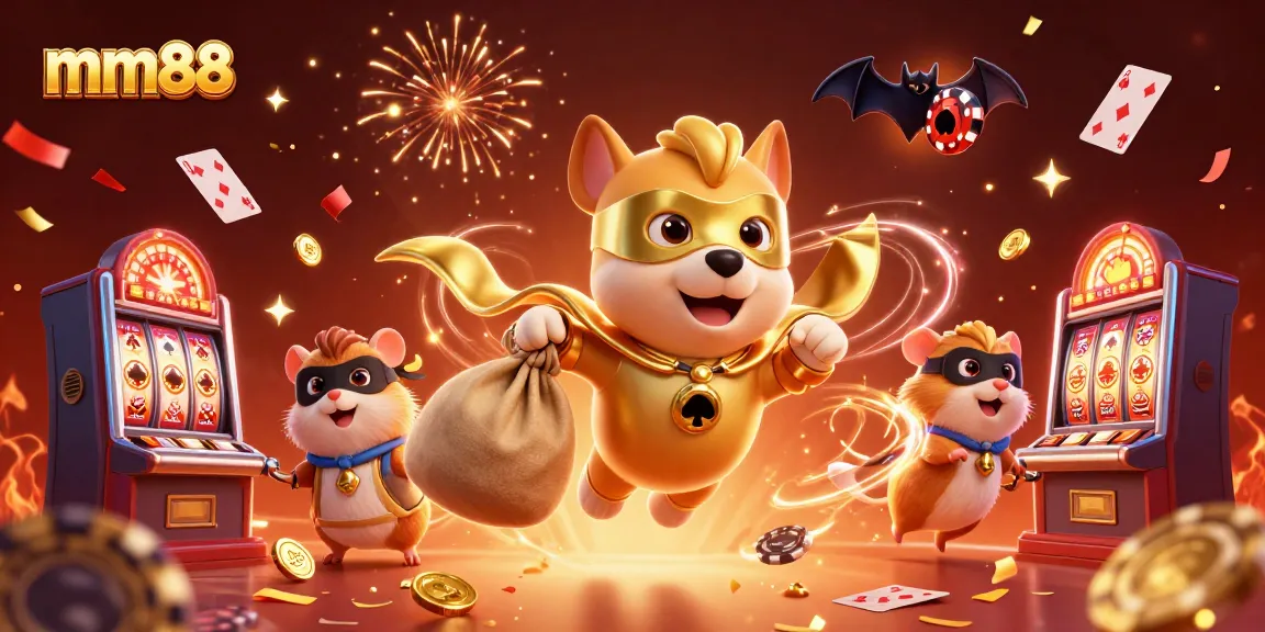 Play big at mm88 with an exciting 3D casino adventure featuring a superhero dog and thrilling gamified elements.