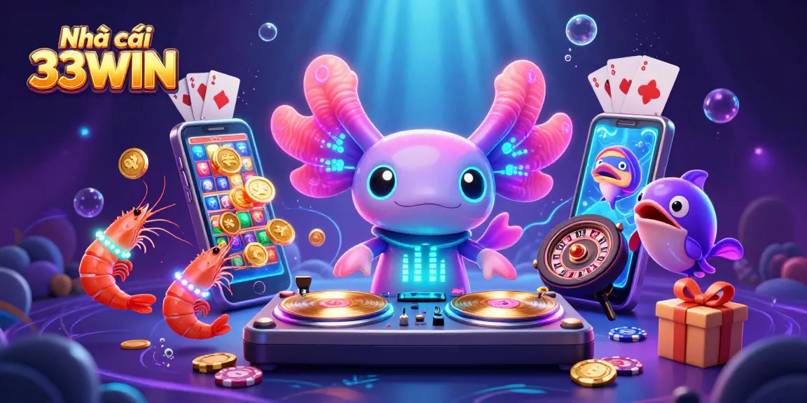 Engage with Nhà cái 33WIN through exciting slot games and vibrant casino elements.