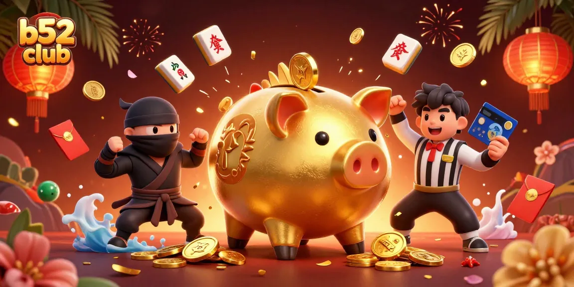 Engage in thrilling gameplay at b52 club with vibrant casino elements and interactive characters.