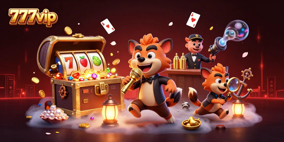 Boost your gameplay at 777vip with vibrant casino elements and humor-filled entertainment.