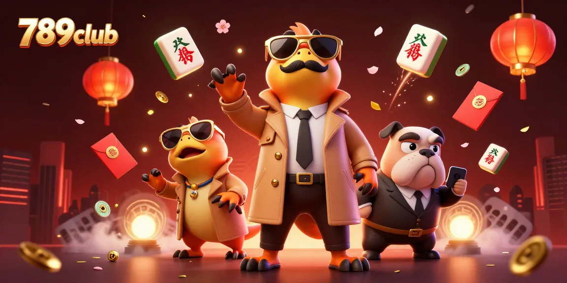 Experience the excitement of 789club with thrilling casino elements in a vibrant illustration.