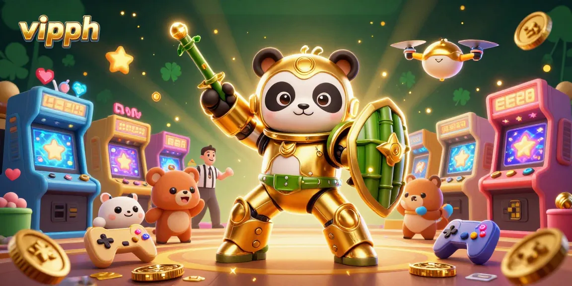 Experience thrilling action at vipph with a vibrant 3D casino scene and dynamic gaming elements.